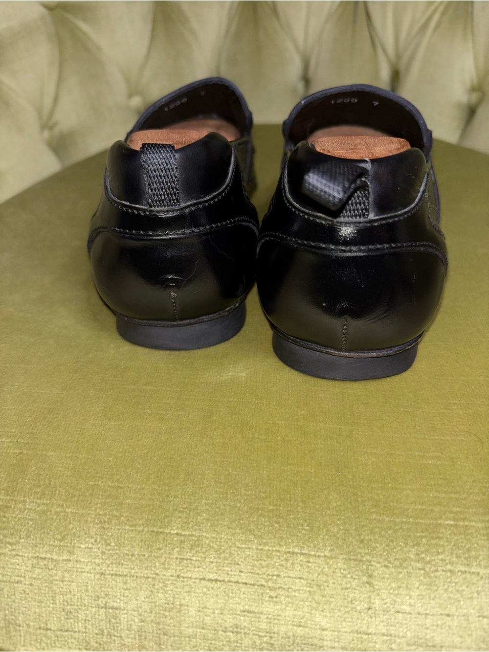 Mens black prada Loafer shoes size 7 - Picture 4 of 9